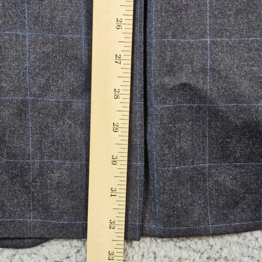 Jos. A. Bank Sport Coat‎ Mens 44L Gray Plaid Wool Cashmere Blazer Signature